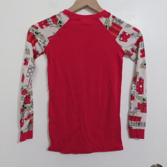 Munki Munki Slumber Collection Kids 12 Star Wars Baby Yoda Holiday Pajama Set - Picture 3 of 10